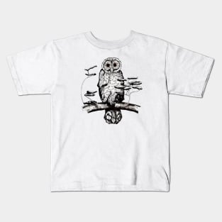 owl drawing Kids T-Shirt